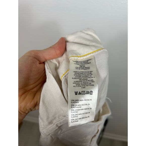 Maeve Cream Wide Leg Pants - Picture 6 of 11